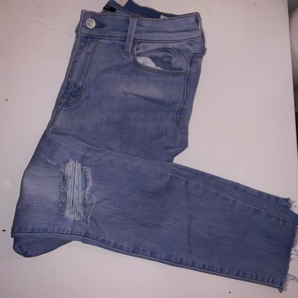 pacsun blue jeans ripped